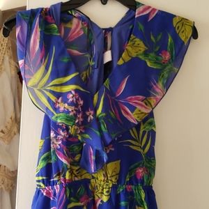 Hawaiin print dress